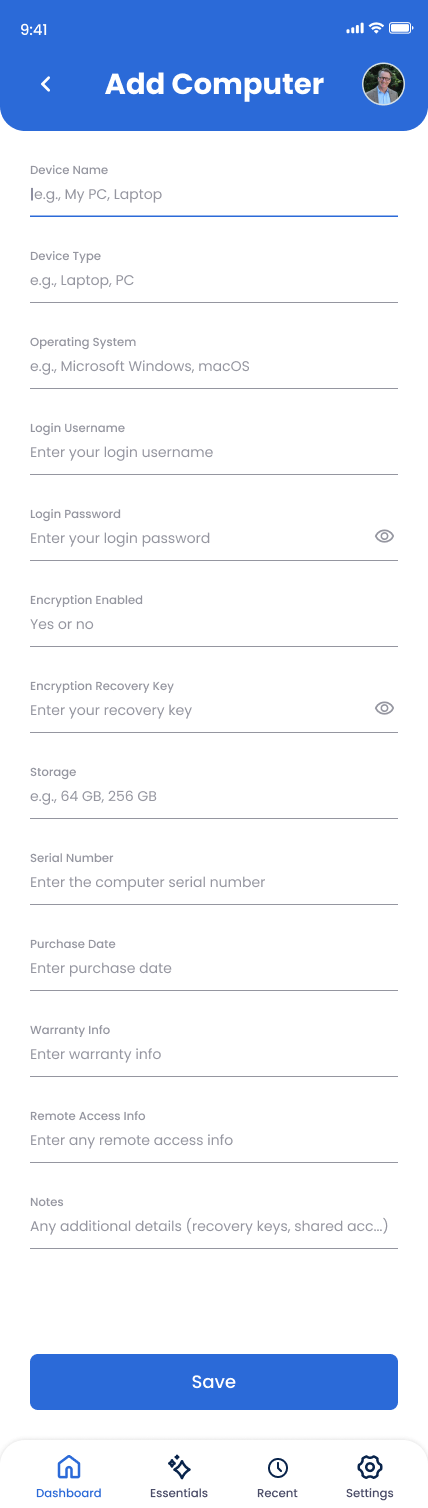 Add Form
