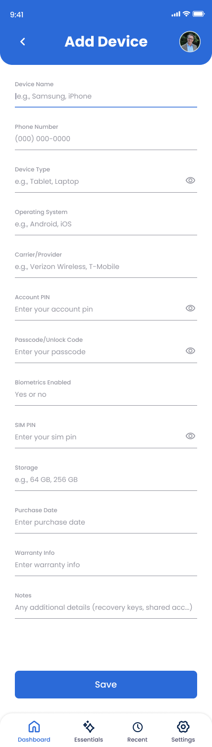 Add Form