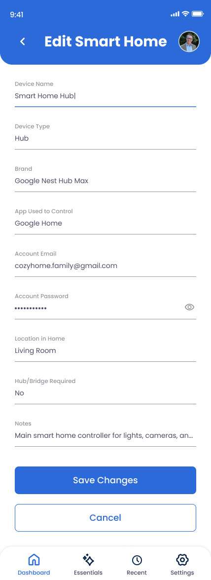 Edit Form