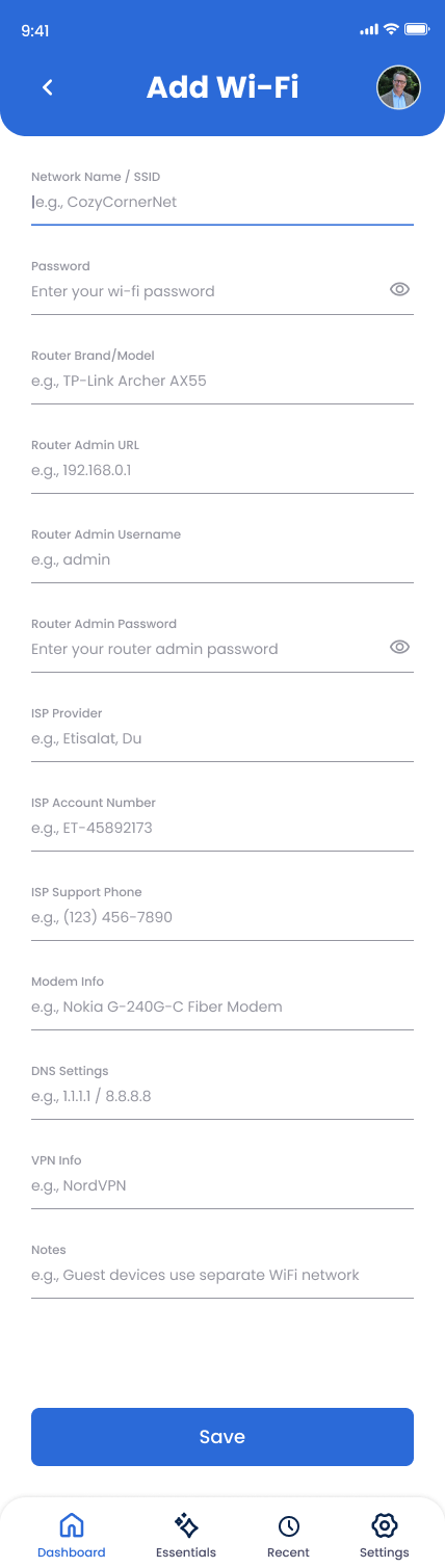 Add Form