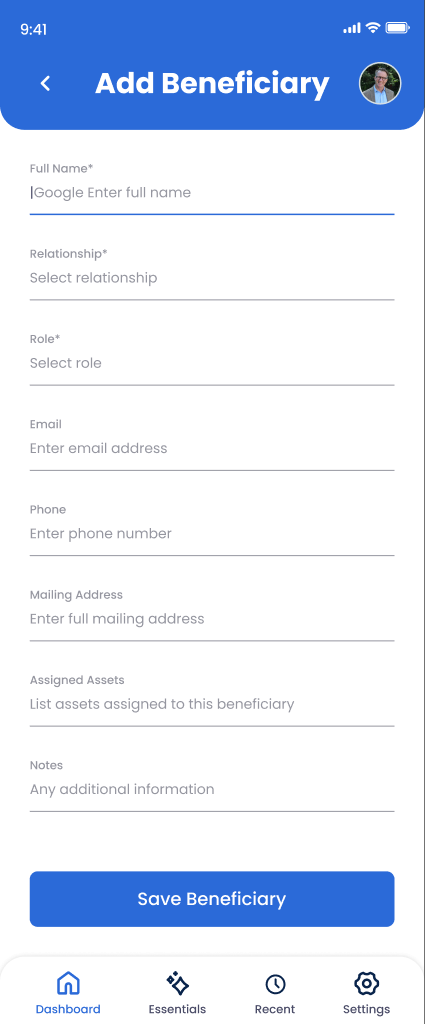 Add Form