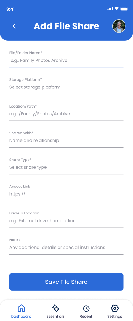 Add Form