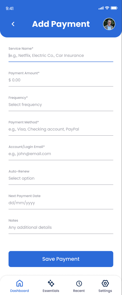 Add Form