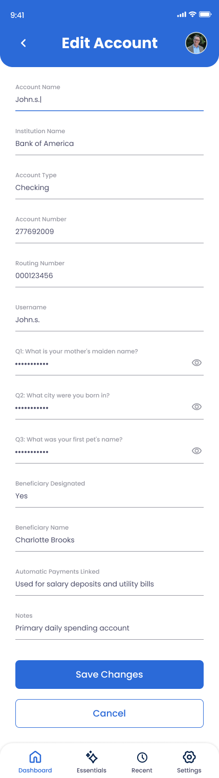 Edit Form