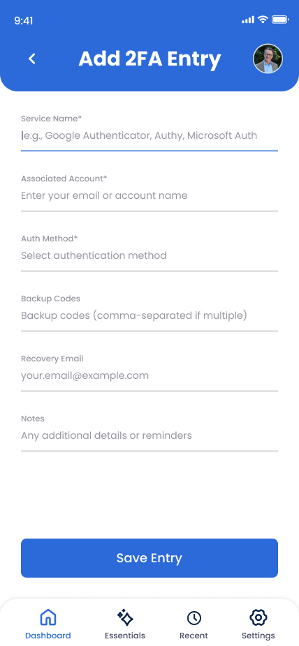 Add Form